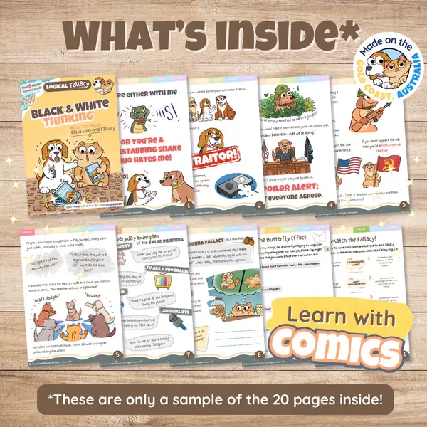 Thumbnail: False Dilemma Fallacy Activity Pack