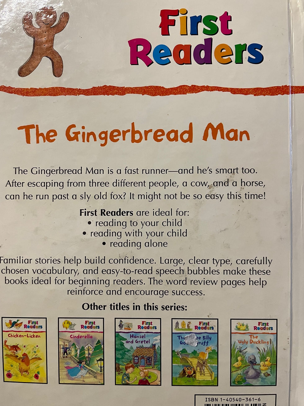 Thumbnail: The Gingerbread Man (First Readers) by Gaby Goldsack