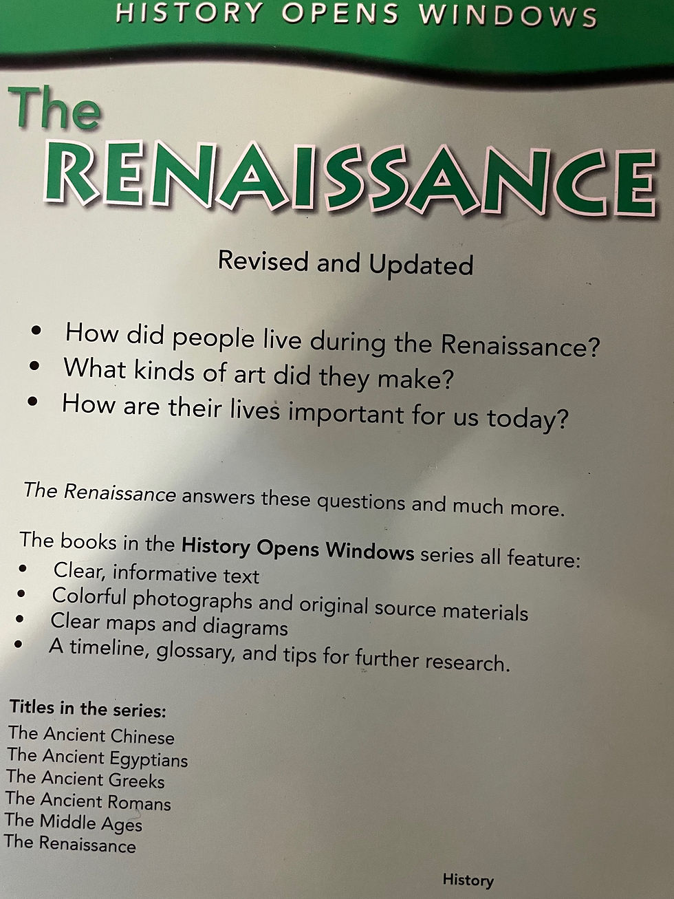 Thumbnail: The Renaissance by Jane Shuter