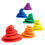 Thumbnail: Rainbow Pebbles in a Plastic Container 36p