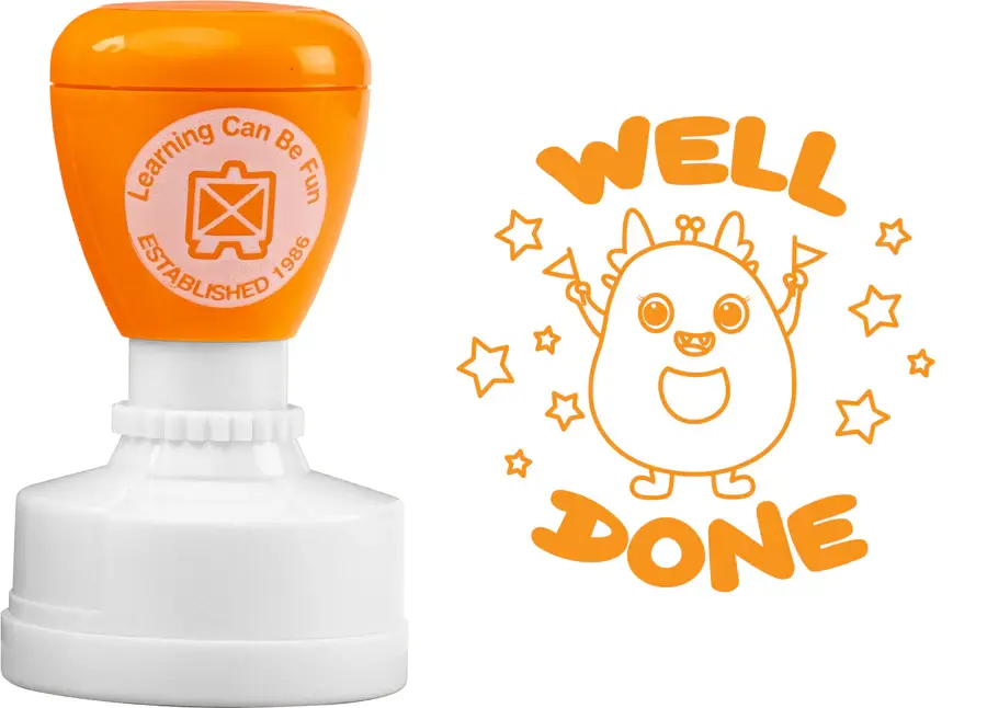 Giggle & Grow Well Done Merit Stamp