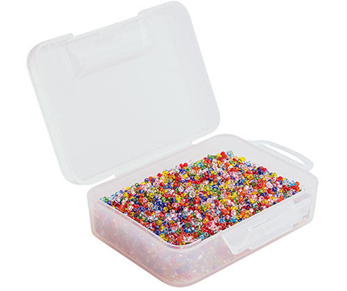 Glass Seed Beads 100g Assorted