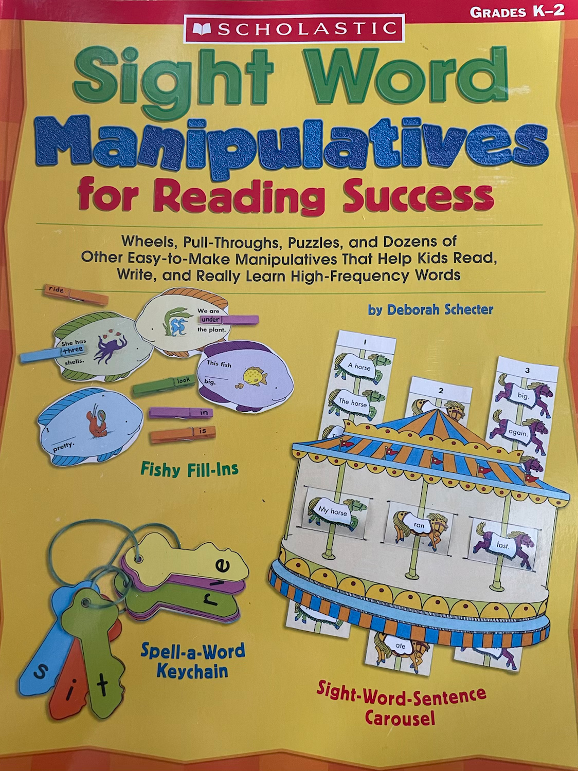 Sight Word Manipulatives for Reading Success Grades K-2