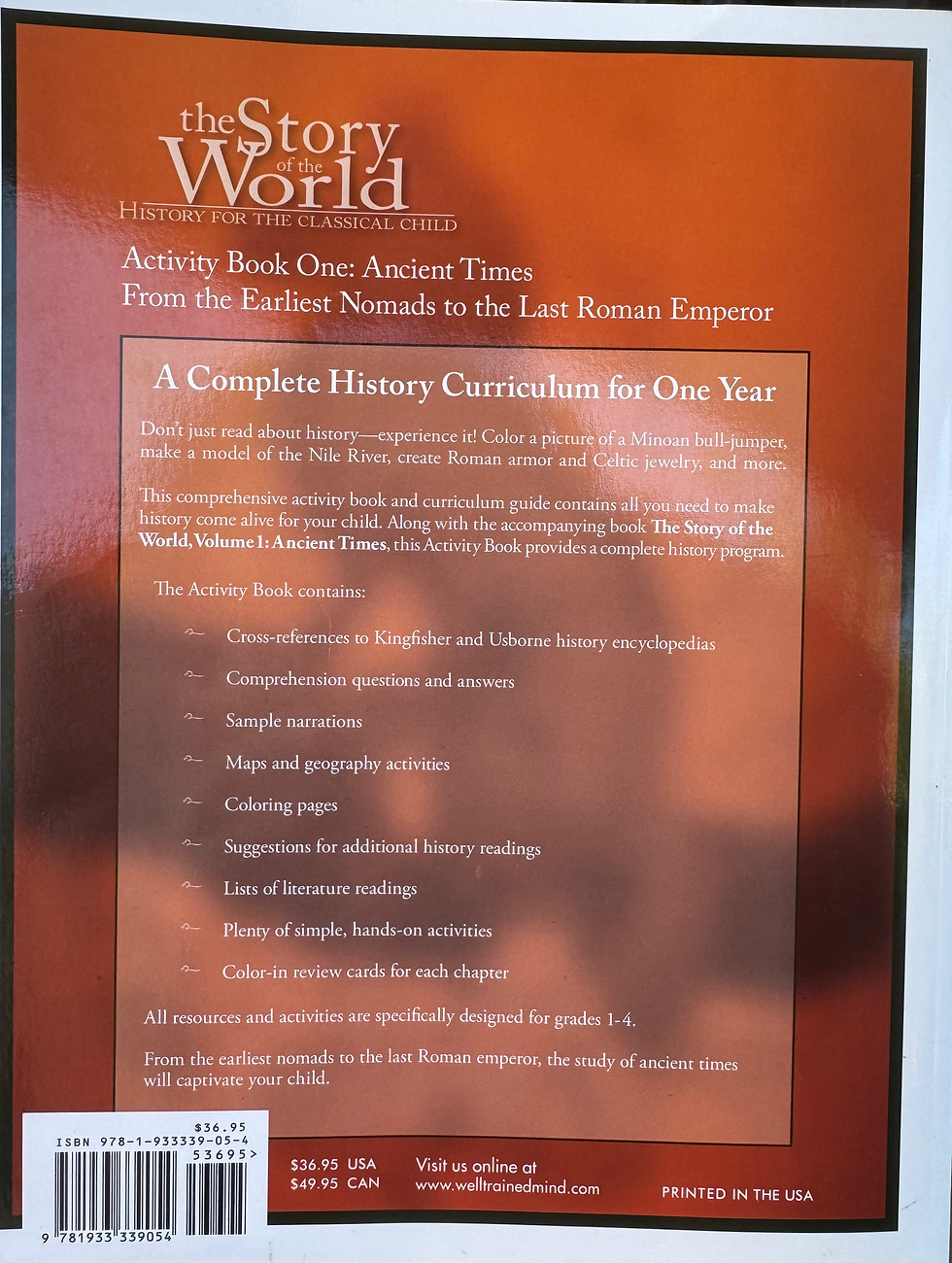 Thumbnail: Story of the World Vol 1 Ancient Times Activity Book