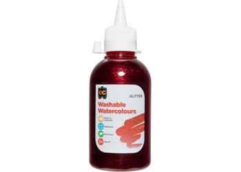 Thumbnail: Washable Glitter Watercolours 500ml - 8 Colours
