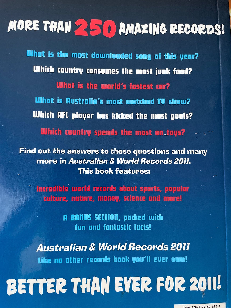 Thumbnail: Australian & World Records 2011 (Scholastic)