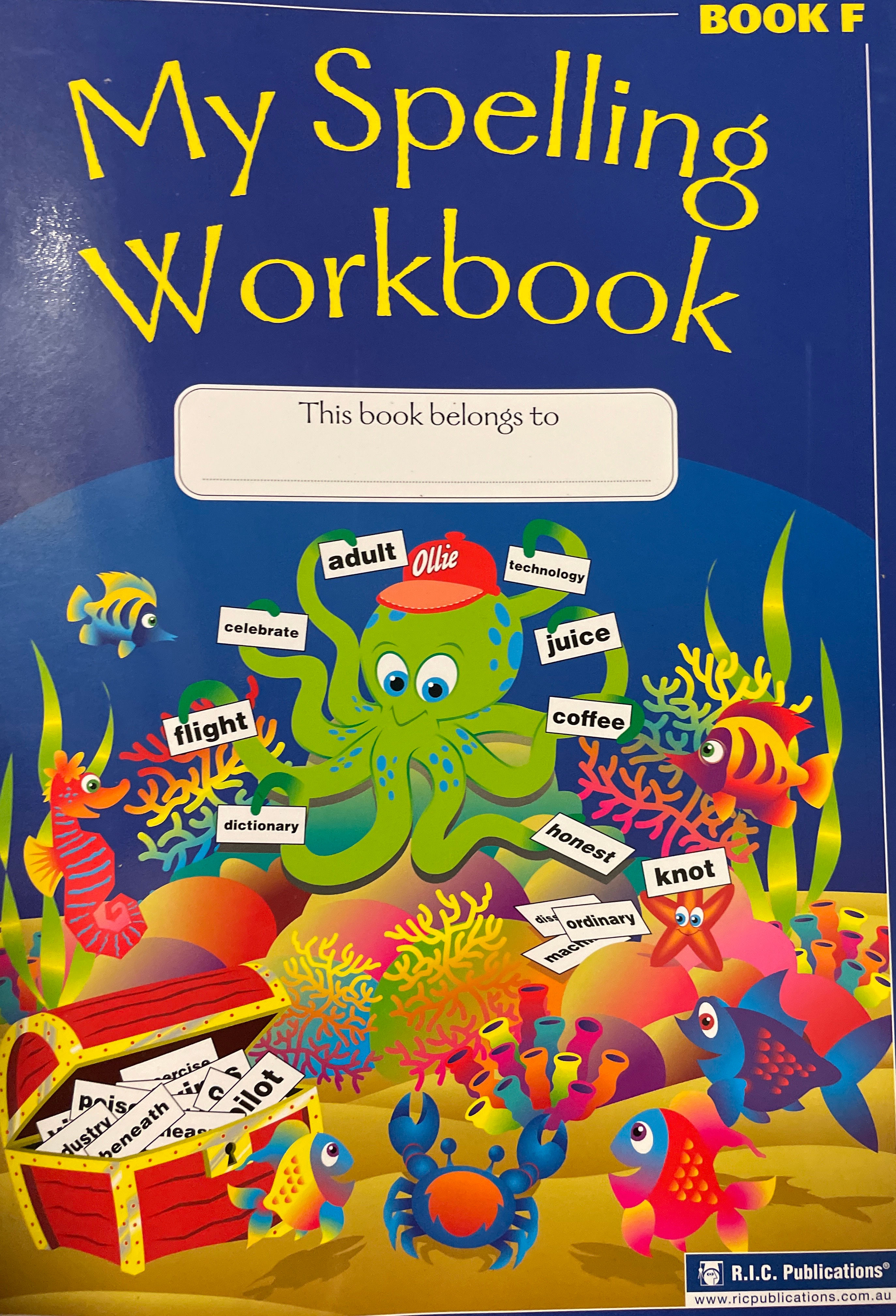 My Spelling Workbook (RIC Publications) Book F