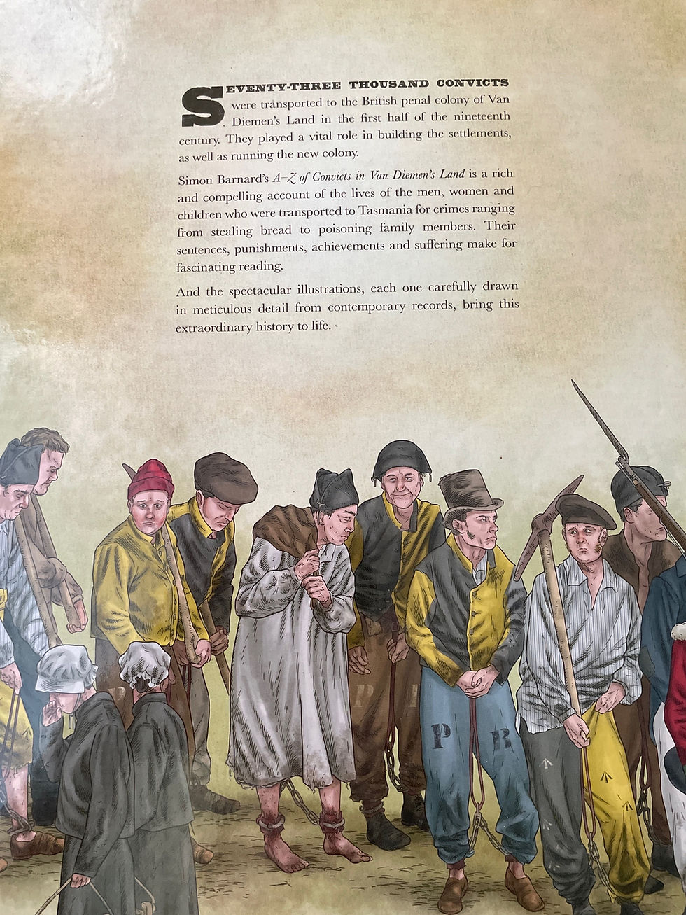 Thumbnail: A - Z of Convicts in Van Diemen’s Land by Simon Barnard