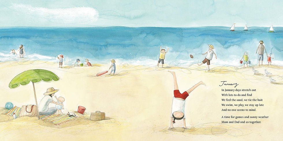 Thumbnail: All Through The Year by Jane Godwin
