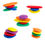Thumbnail: Junior Rainbow Pebbles  Jar of 36