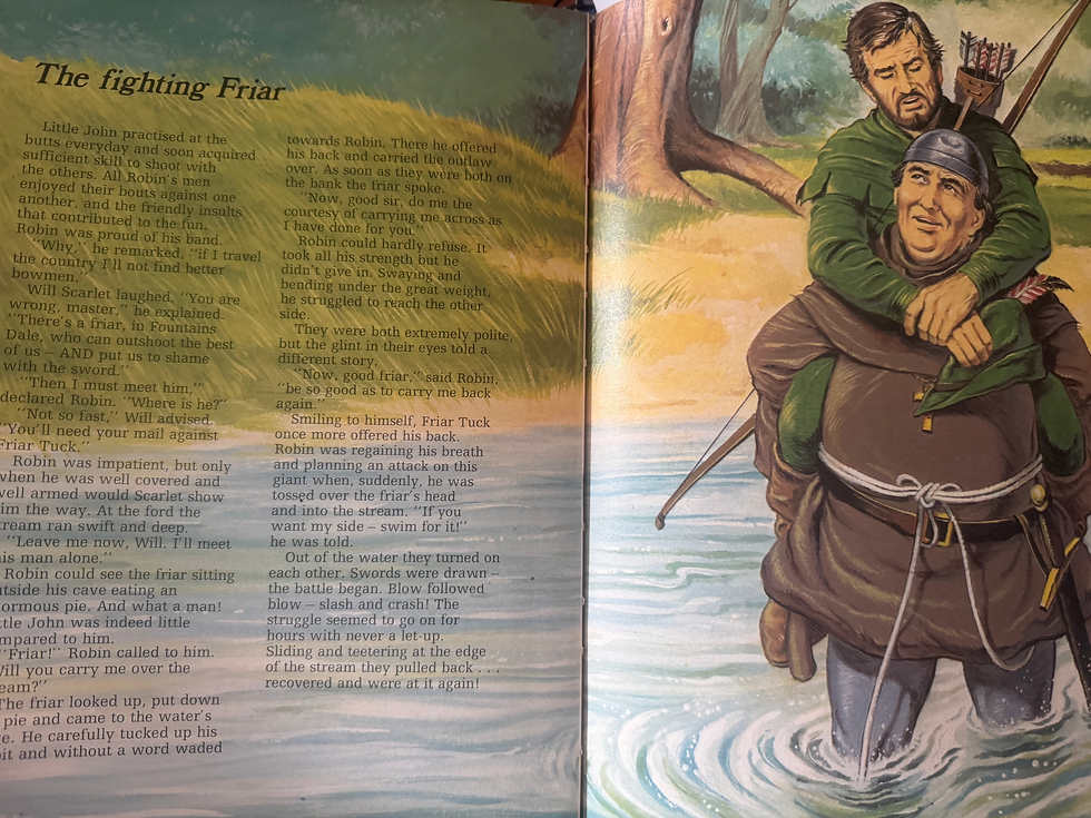 Thumbnail: Robin Hood retold by Rosalind Sutton Large Hardcover