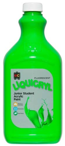 Thumbnail: Fluorescent Liquicryl Junior Student Acrylic Paint 2L - Each - 7 Colours