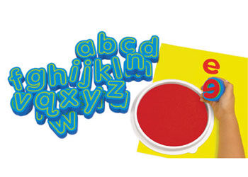 Learning Giant Alphabet Stampers
