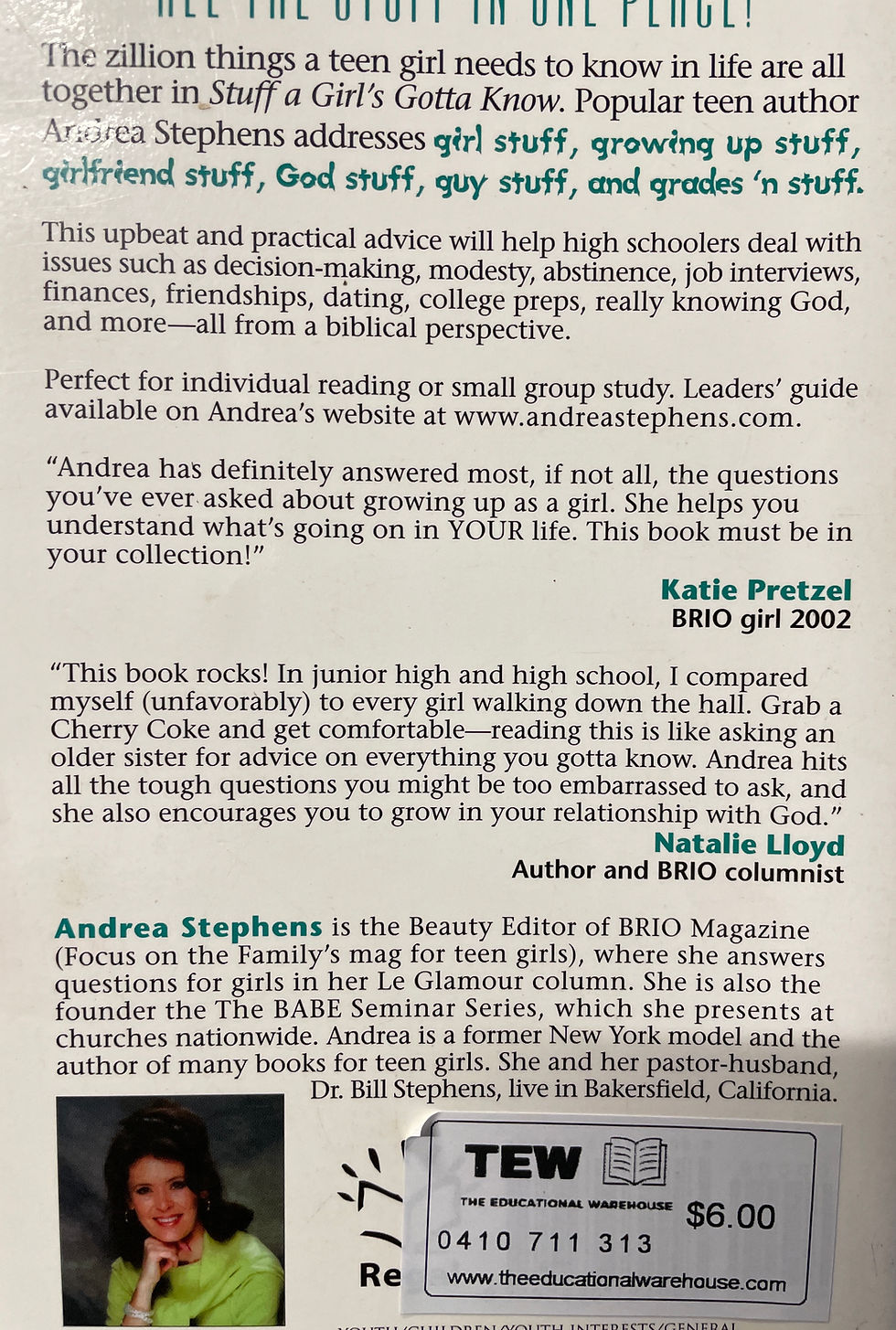 Thumbnail: Stuff A Girl Gotta Know by Andrea Stephens  