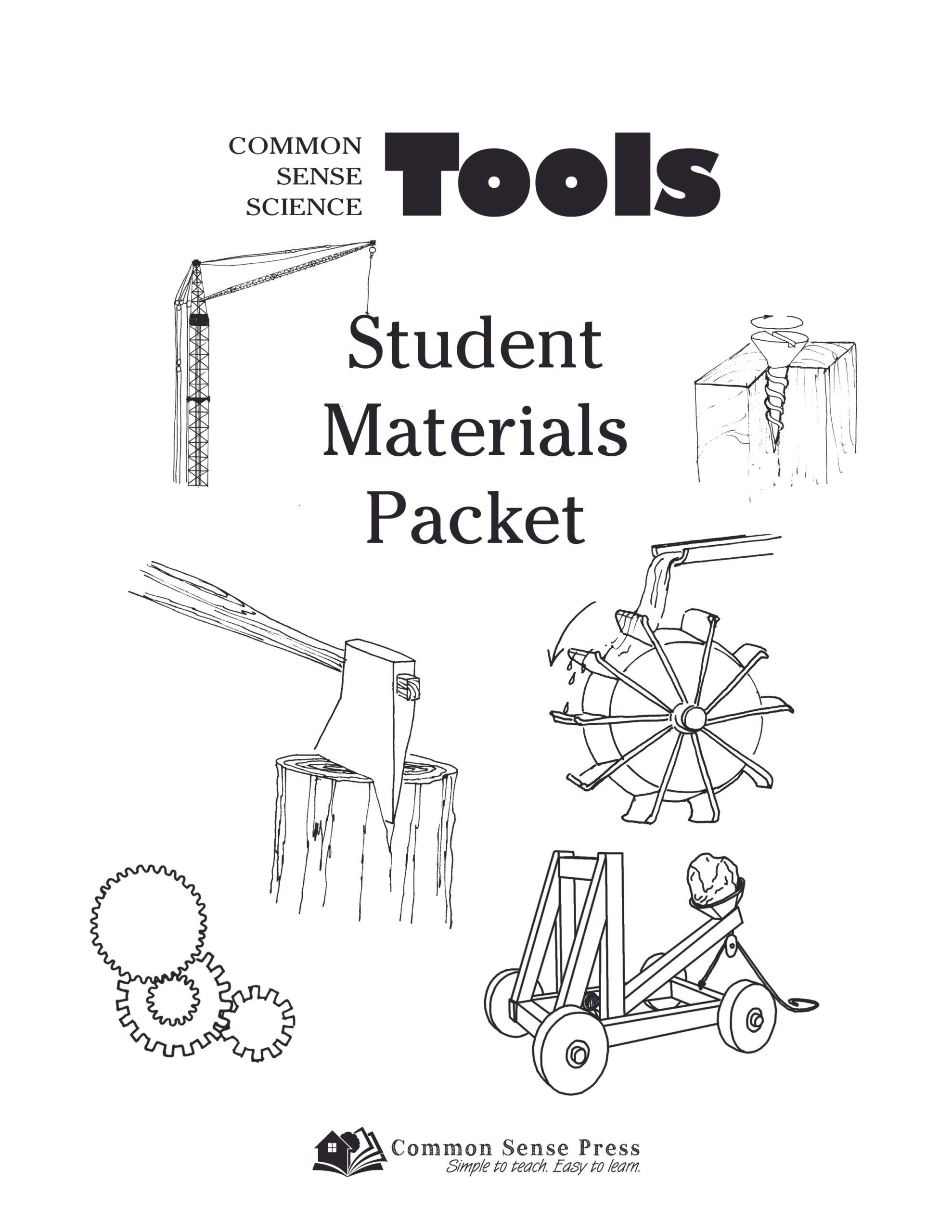 Tools Student Materials Packet - Commonsense Science