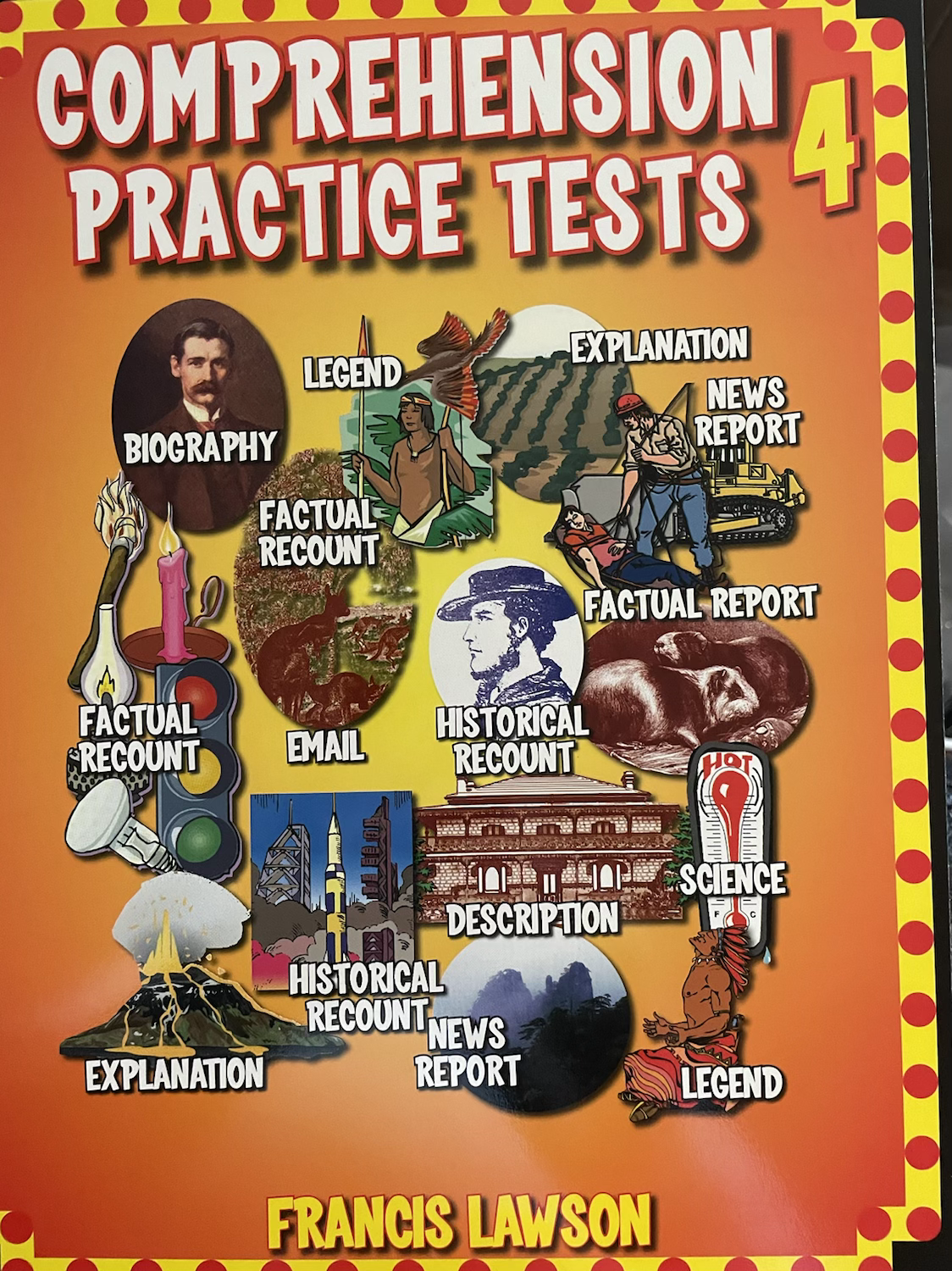 Comprehension Practixe Tests 4 by Francis Lawson Years 4/5