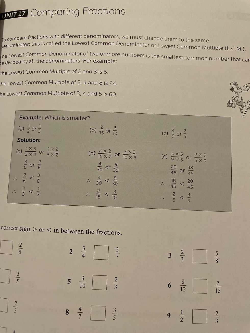 Thumbnail: Excel The Complete Fractions Workbook Year 7
