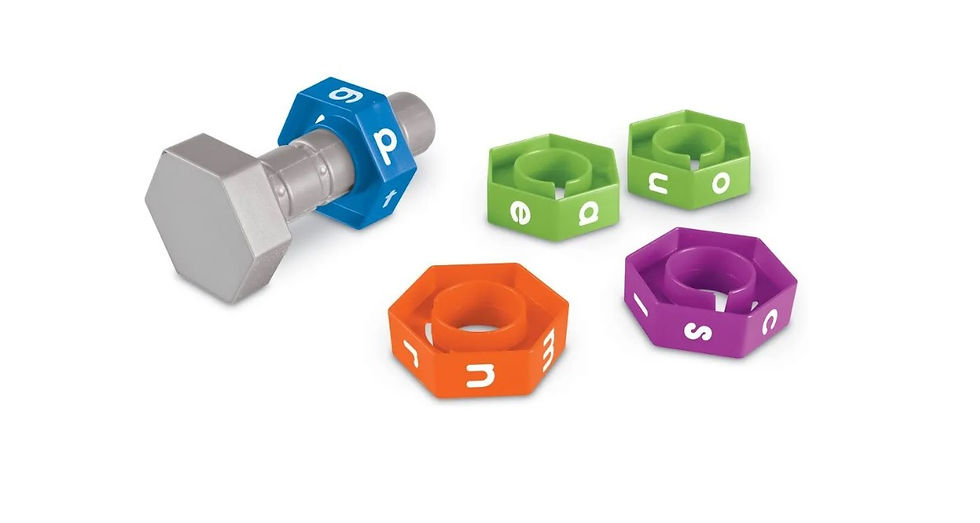 Thumbnail: Nut & Bolt Word Construction