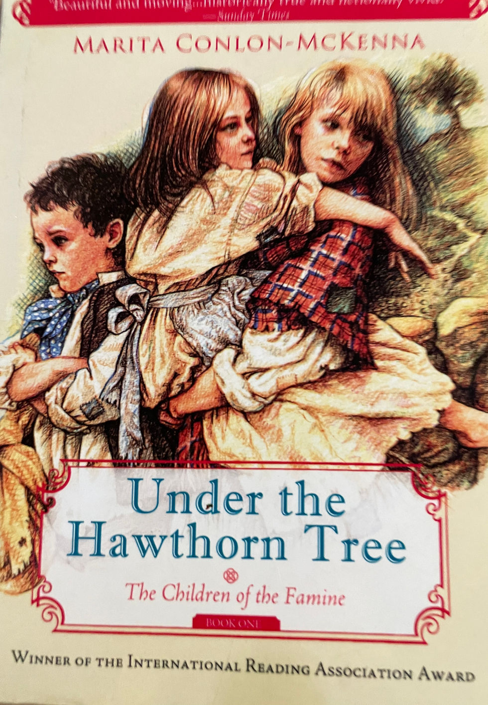 Thumbnail: Under the Hawthorn Tree by Marita Conlon-McKenna