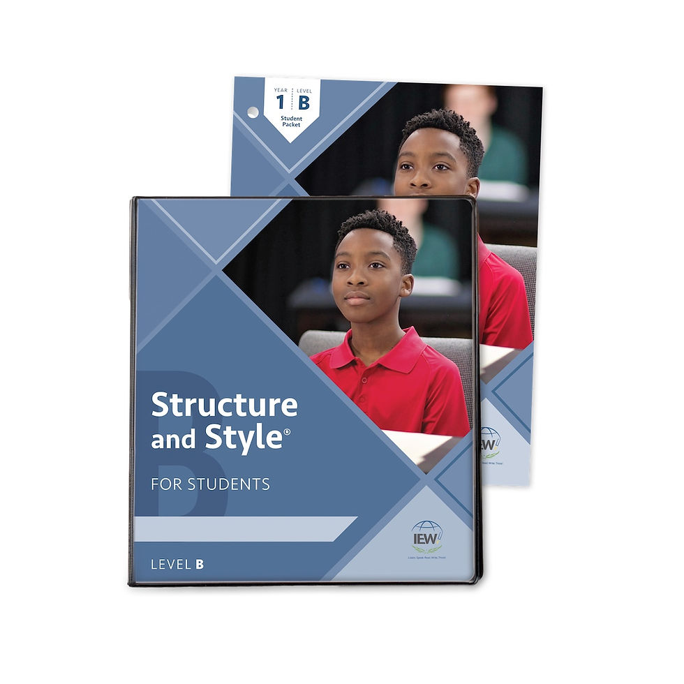 Structure and Style for Students: Year 1 Level B Student/Teacher/Binder