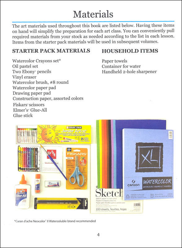 Thumbnail: ARTistic Pursuits K-3 Volume 1: Art for Children, Building a Visual Vocabulary