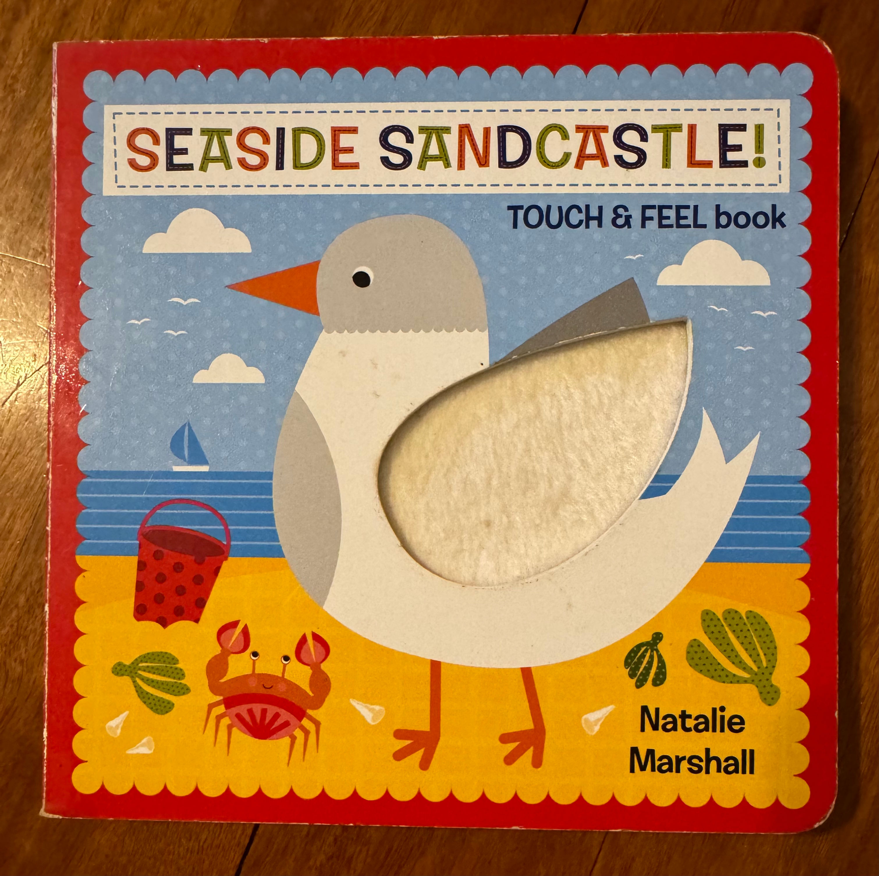 Seaside Sandcastle Touch & Feel Board Book by Natalie Marshall