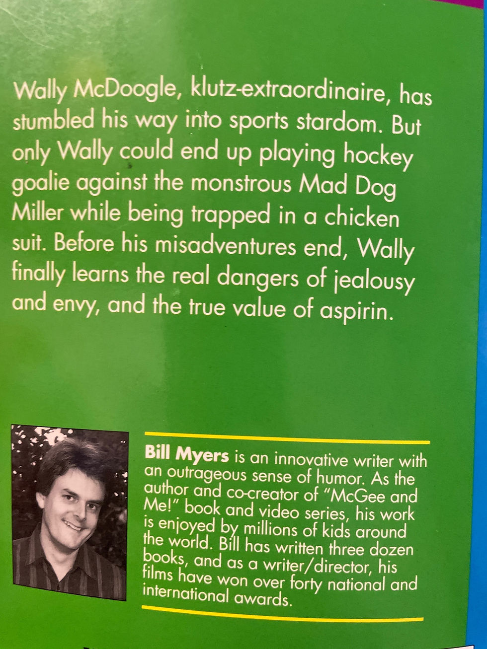 Thumbnail: My Life As A Human Hockey Puck (The Incredible Worlds of Wally McDoogle #7) by B