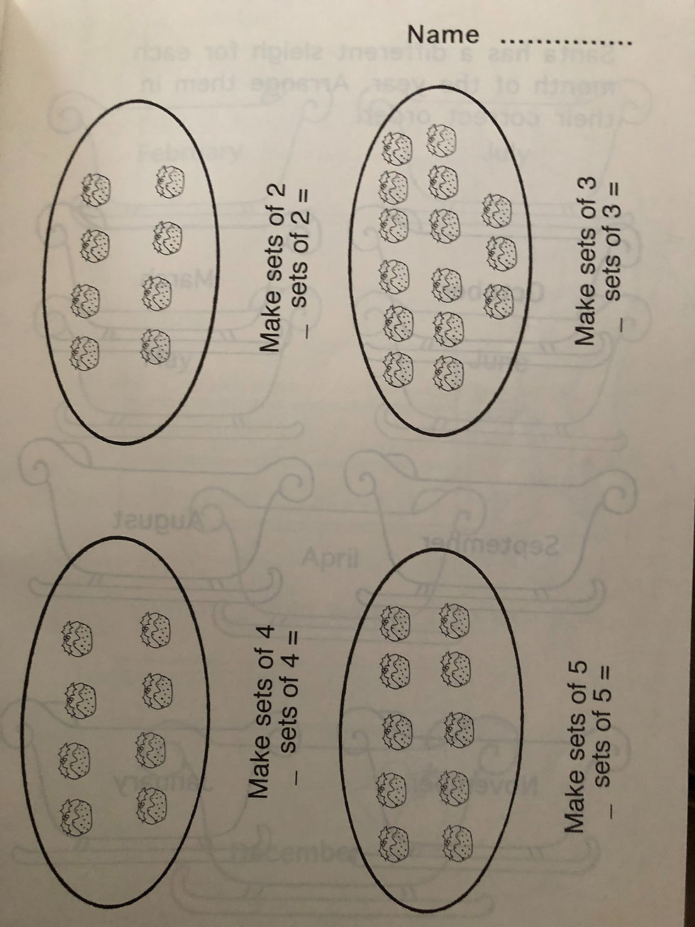 Thumbnail: Infant Maths Activities for Christmas