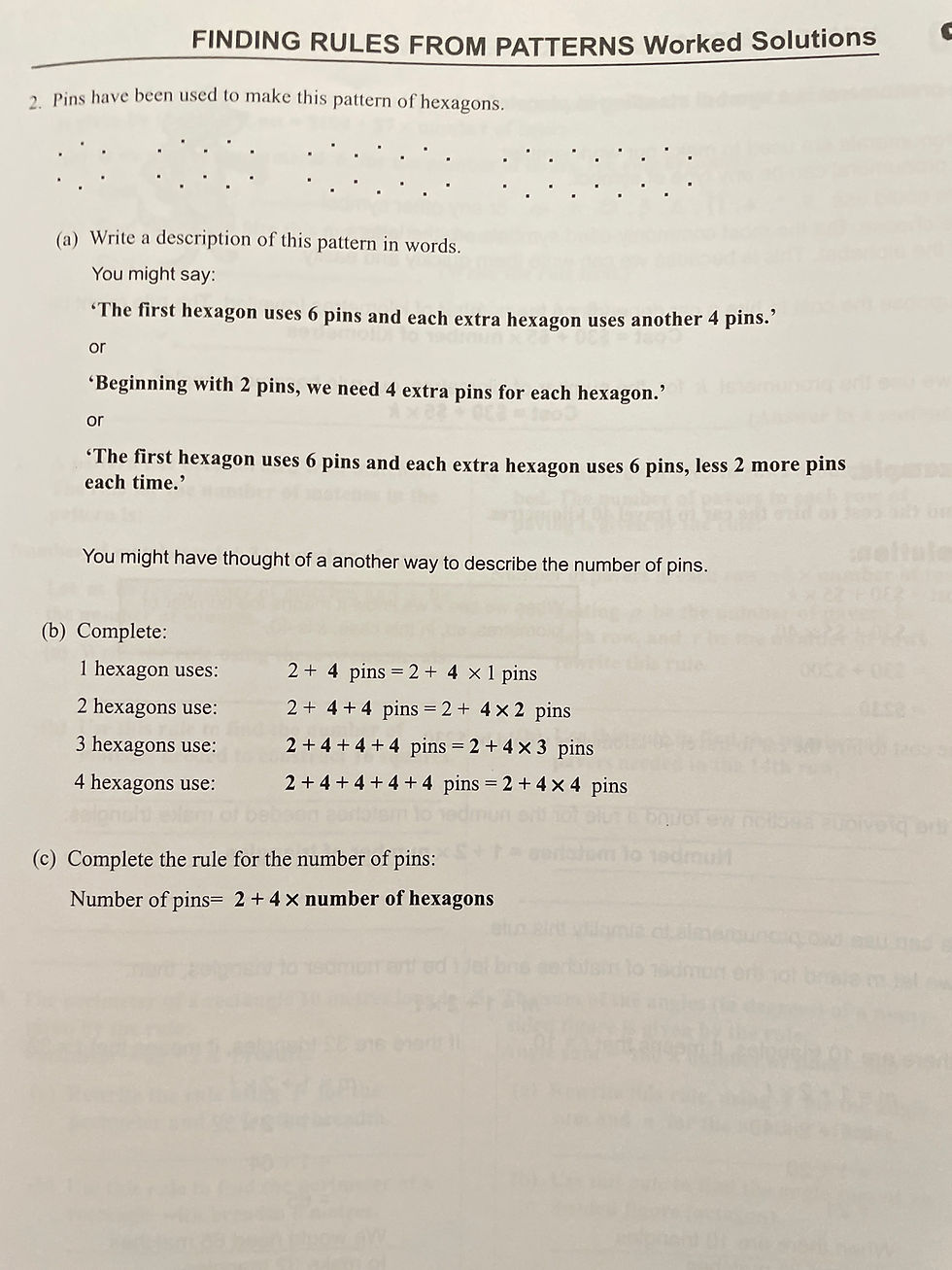 Thumbnail: Excel Step-By-Step Algebra 1 Workbook Year 7 to 8