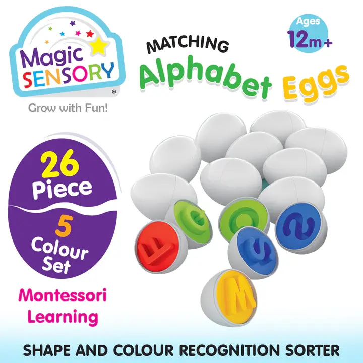 Thumbnail: Alphabet Matching Eggs Set of  26