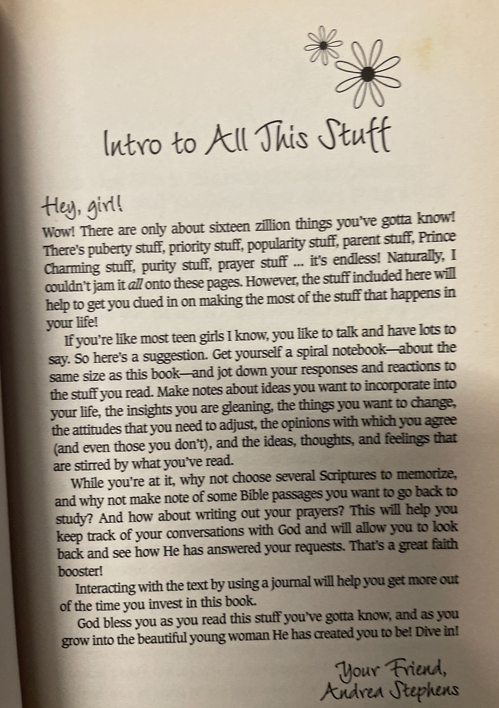 Thumbnail: Stuff A Girl Gotta Know by Andrea Stephens  