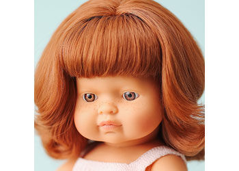 Baby Doll Redhead Girl Anatomically Correct 38cm