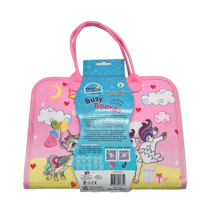 Thumbnail: Busy Boards Sensory & Activity Pink
