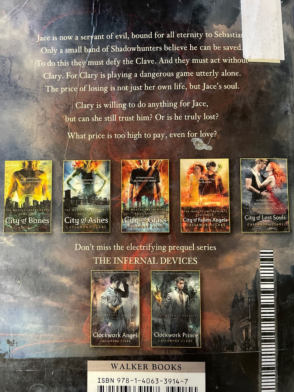 Thumbnail: City of Lost Souls (Mortal Instruments Series) by Cassandrea Clare