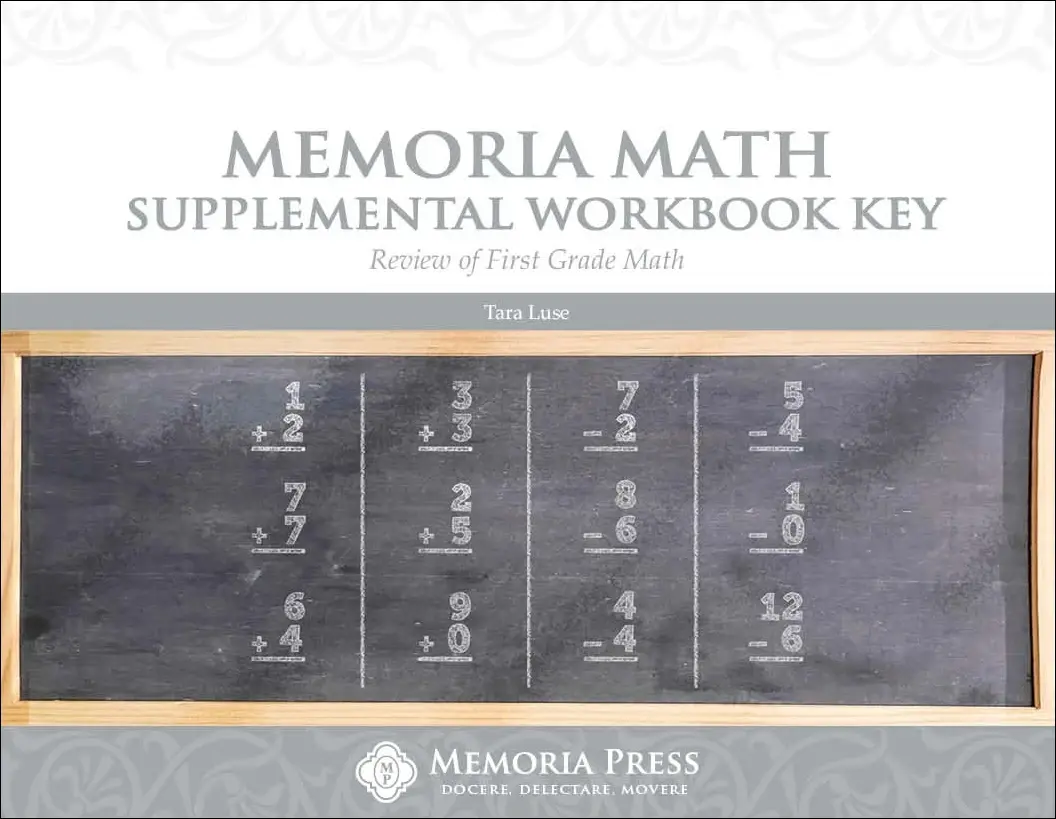 Memoria Math Supplemental Workbook Key