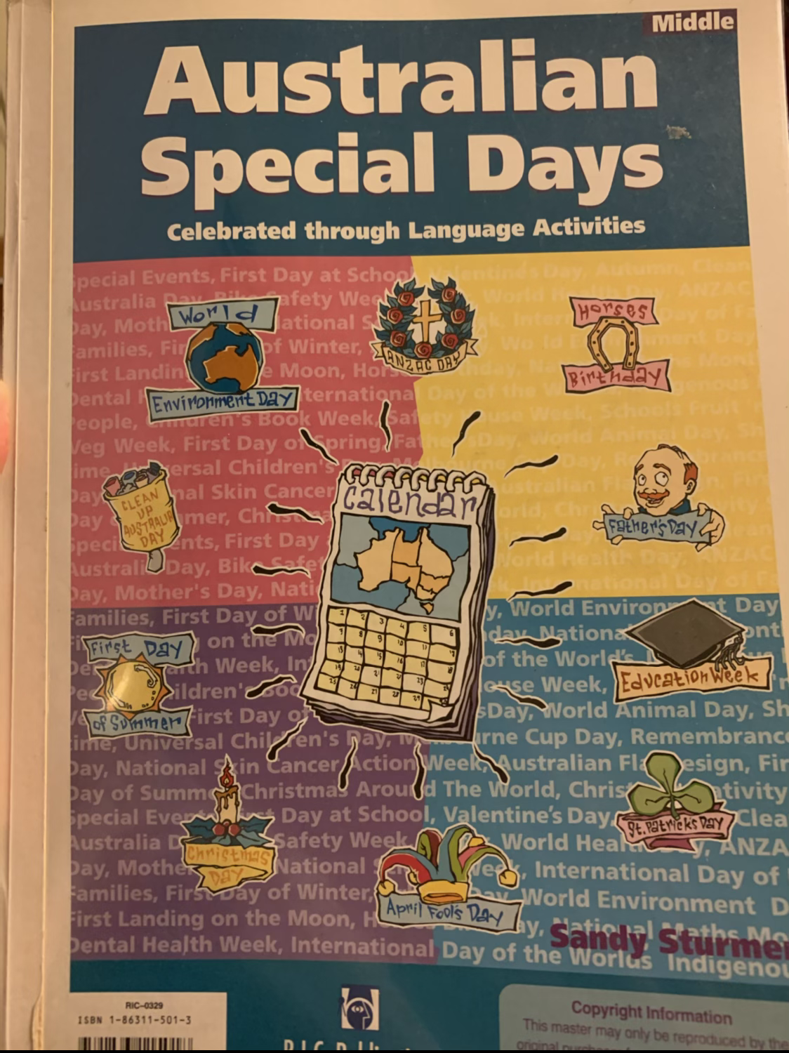 Australian Special Days Middle (RIC Publications)