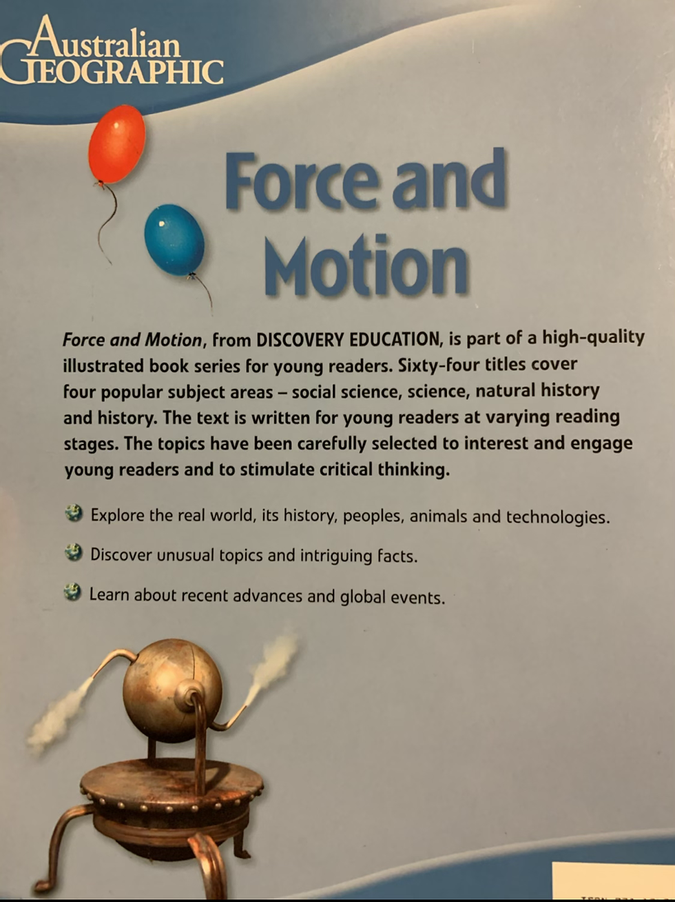Thumbnail: Force and Motion (Australian Geographic) 