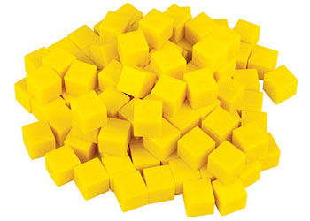 Thumbnail: MAB Base Ten Component Units - Plastic (Blue, Red, Yellow or Green)