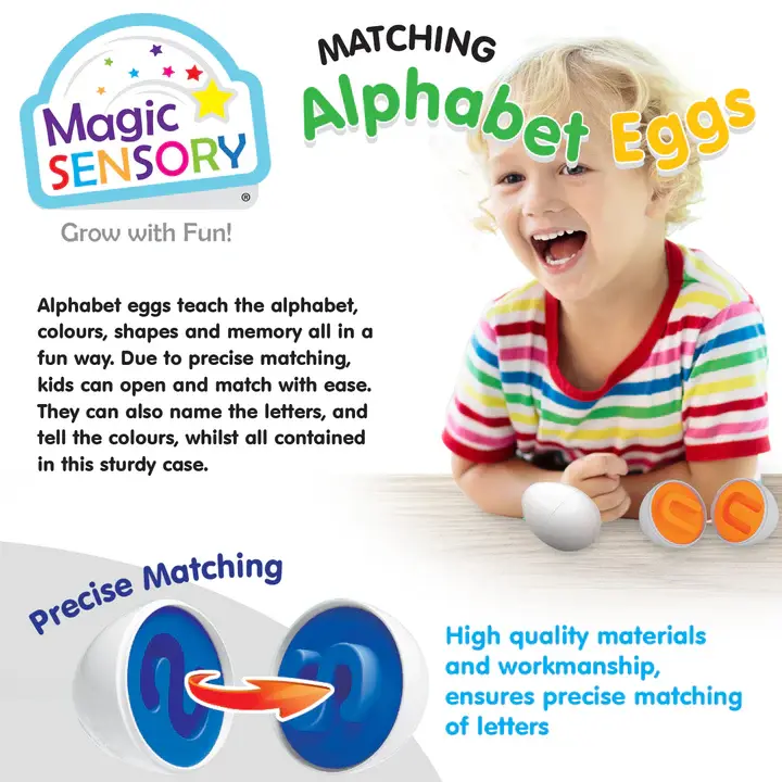 Thumbnail: Alphabet Matching Eggs Set of  26