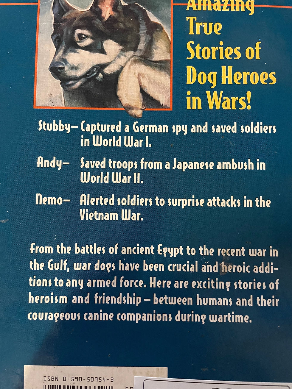 Thumbnail: War Dog Heroes by Jeannette Sanderson