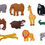 Thumbnail: Wild Animals Felt Pieces 10p