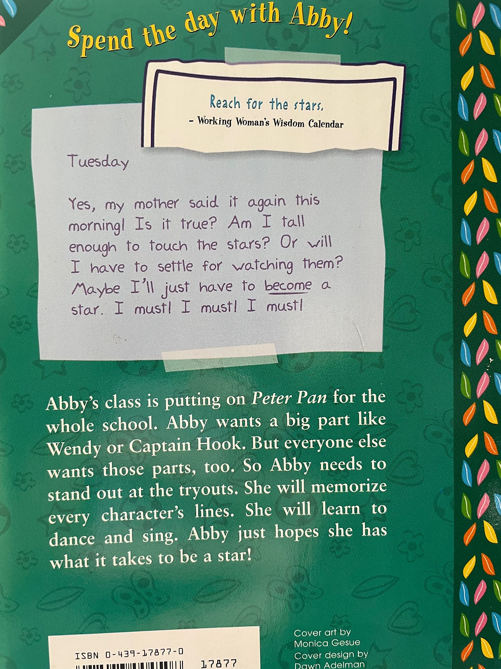 Thumbnail: Reach for the Stars #3 (Amazing Days of Abby Hayes) by Anne Mazer