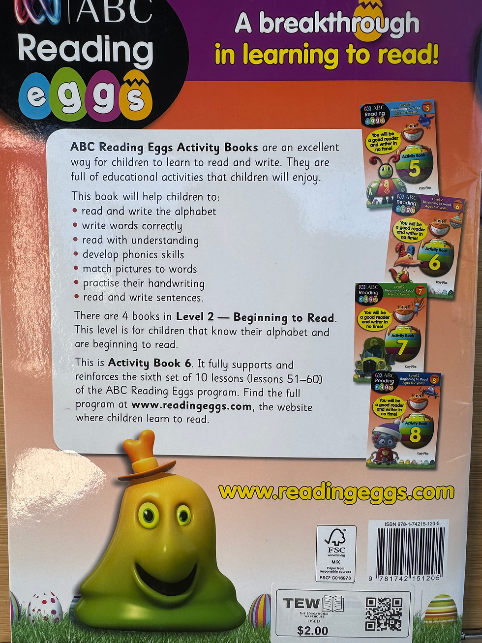 Thumbnail: Reading Eggs Activity Book 5 by Katy Pike  
