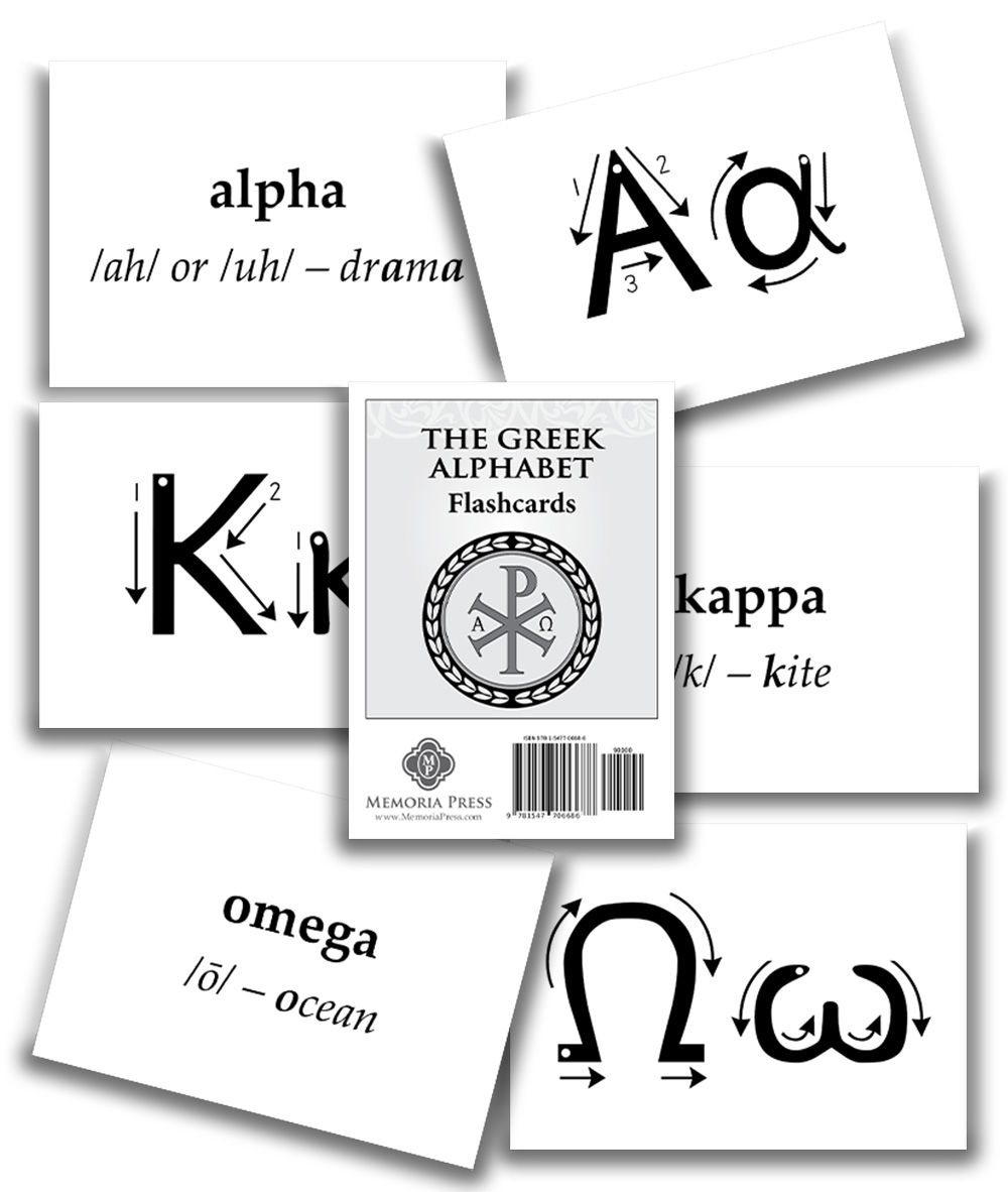 The Greek Alphabet Flashcards