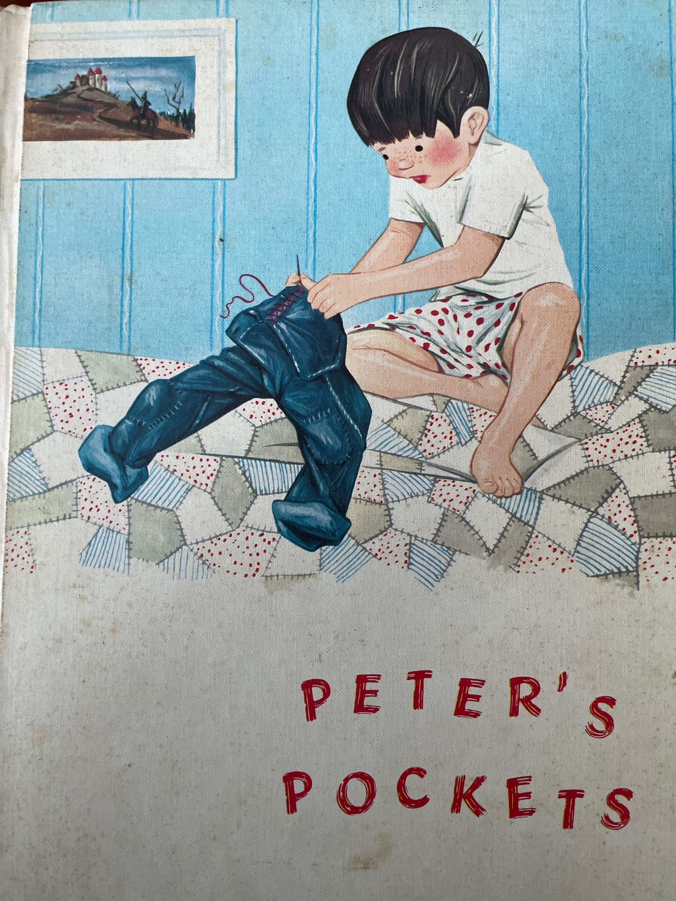 Peter’s Pockets by Lenore Morgan 1965 3rd Print Hardcover
