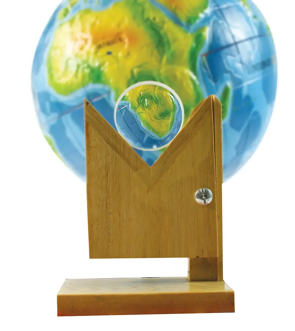 Wooden Lens Holder - 10 cm