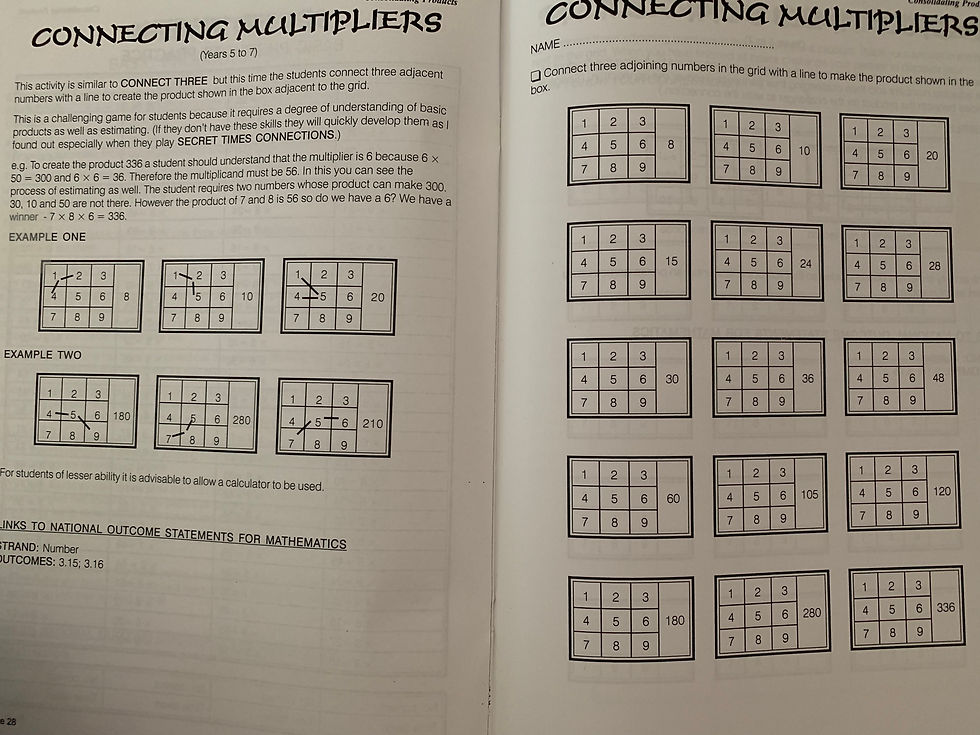 Thumbnail: Ready-Ed Publications Maths Games & Activity for Ages 6 to 10 