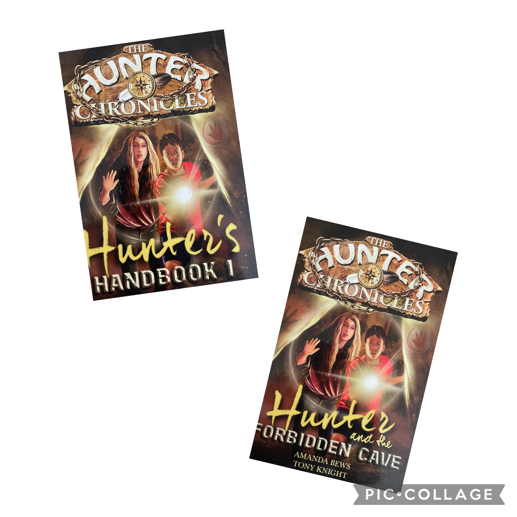 Hunter and the Forbidden Cave by Amanda Bews & Tony Knight - Storybook plus Hand