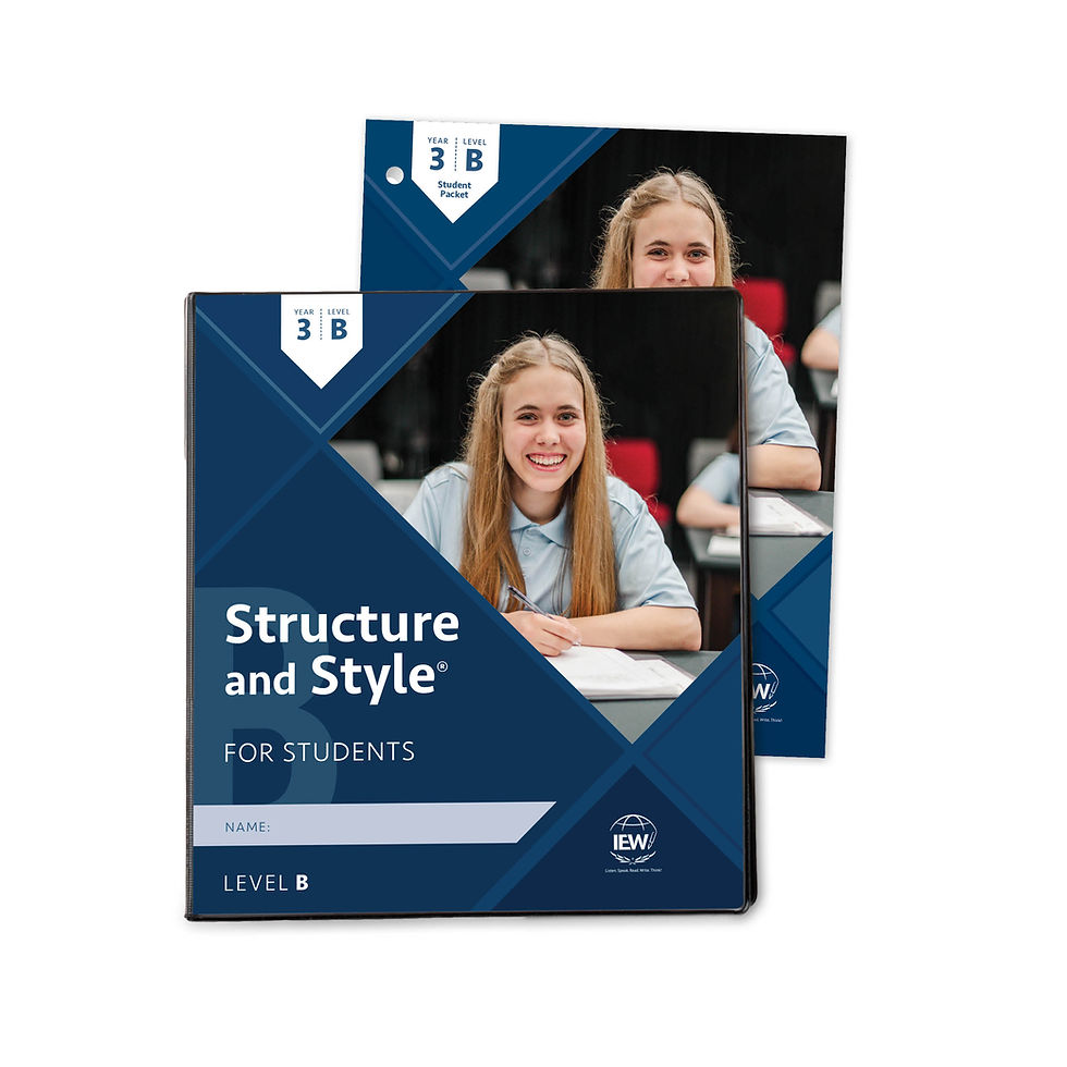Structure and Style for Students: Year 3 Level B