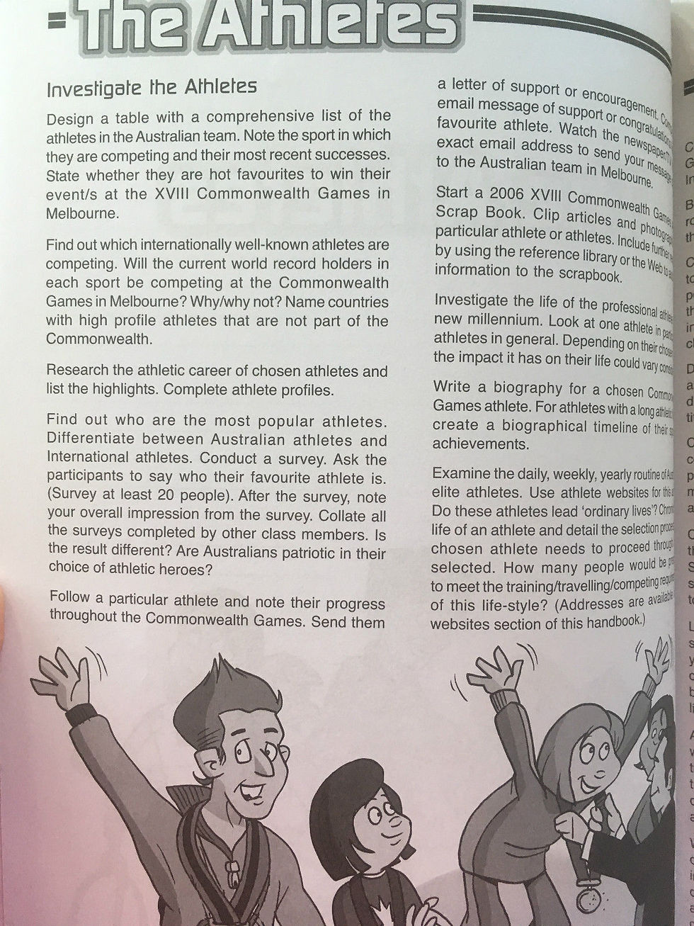Thumbnail: The Olympic Games 2006 Teacher & Student Books